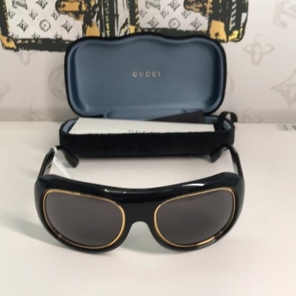 Luxury New Authentic Gucci GG1108S 001 Aviator Sunglasses ✨ - Picture 6 of 13
